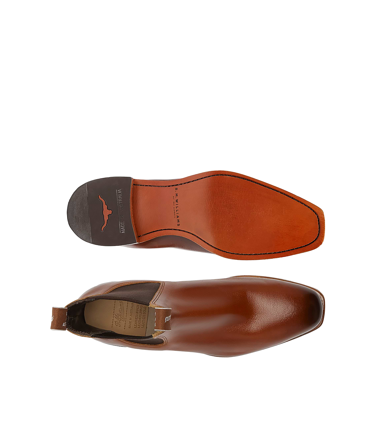 R.M.Williams - Chinchilla Boot - Burnished Leather - Cognac - H Fit