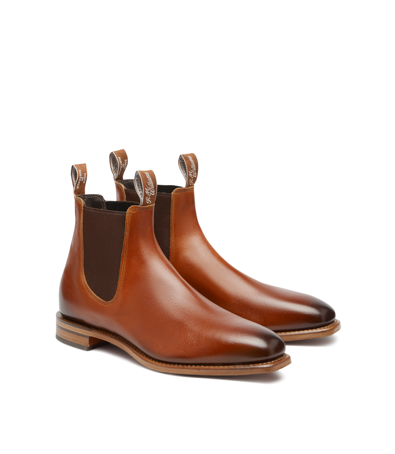 R.M.Williams - Chinchilla Boot - Burnished Leather - Cognac - H Fit