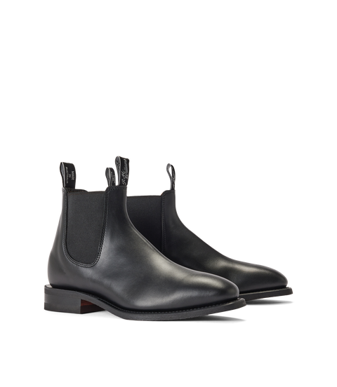 R.M.Williams - Dynamic Craftsman Boot - Yearling Leather - Black - H Fit