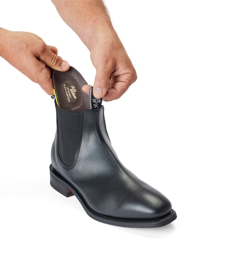 R.M.Williams - Dynamic Craftsman Boot - Yearling Leather -  Black - G Fit