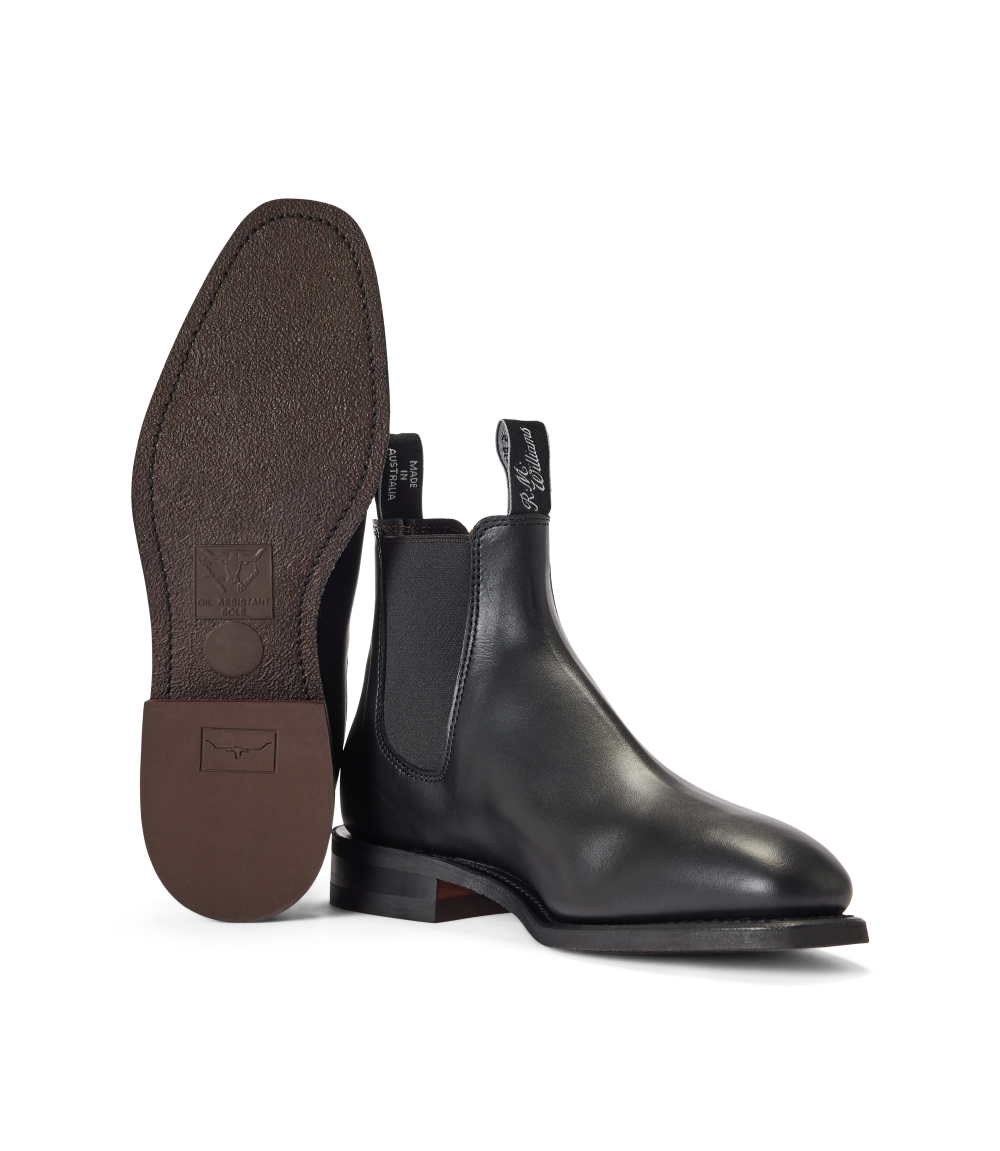 R.M.Williams - Dynamic Craftsman Boot - Yearling Leather -  Black - G Fit