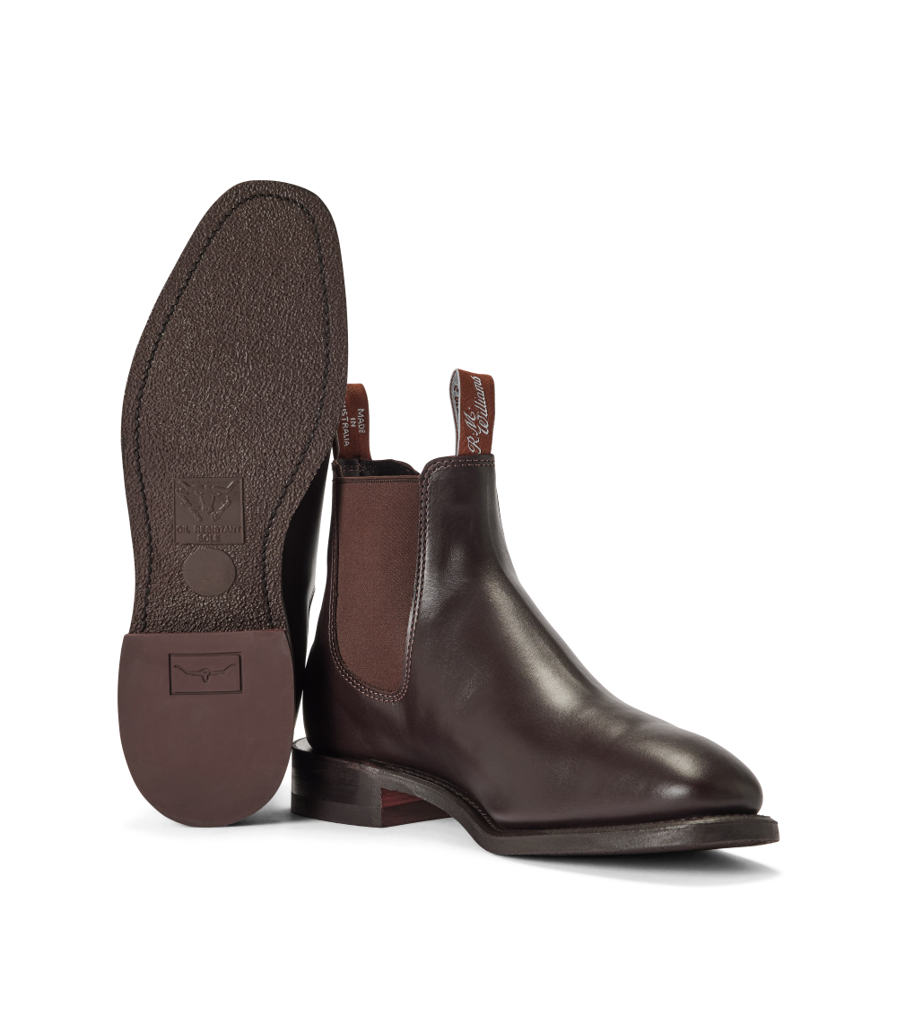 R.M.Williams - Dynamic Craftsman Boot - Yearling Leather - Chestnut - H Fit