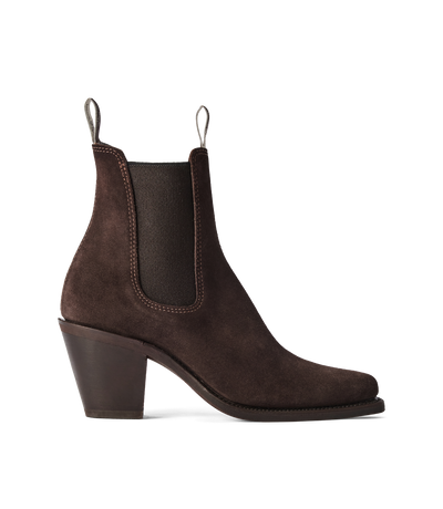 R.M.Williams - Maya Rubber Sole Boot - Suede - Cocoa
