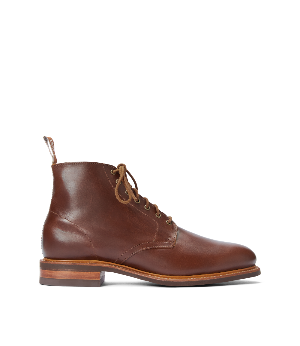 R.M.Williams - Urban Turnout Lace Up Boot - Pull Up Leather - Dark Tan