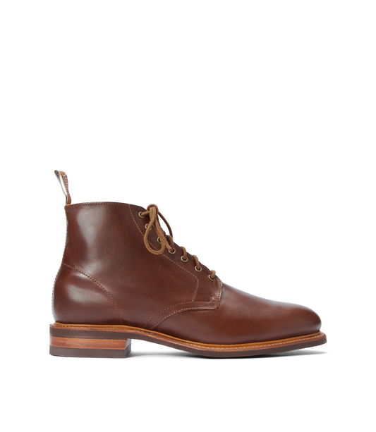 R.M.Williams - Urban Turnout Lace Up Boot - Pull Up Leather - Dark Tan