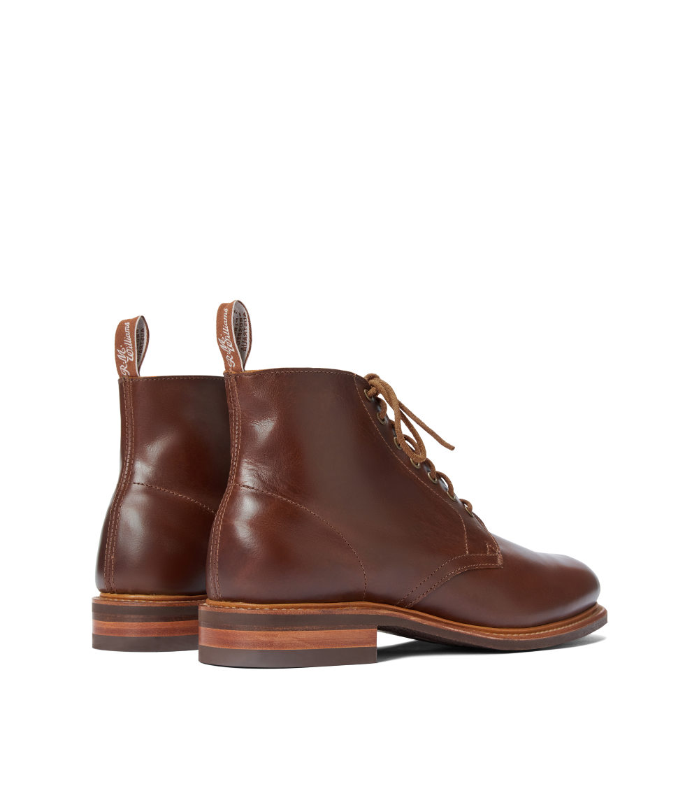 R.M.Williams - Urban Turnout Lace Up Boot - Pull Up Leather - Dark Tan