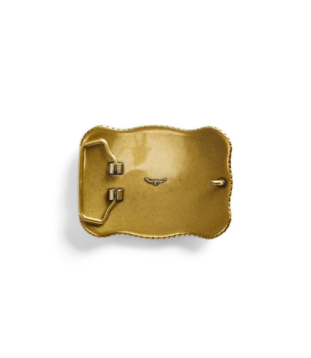 R.M.Williams - Cloudbuster Trophy Buckle - Antique Brass
