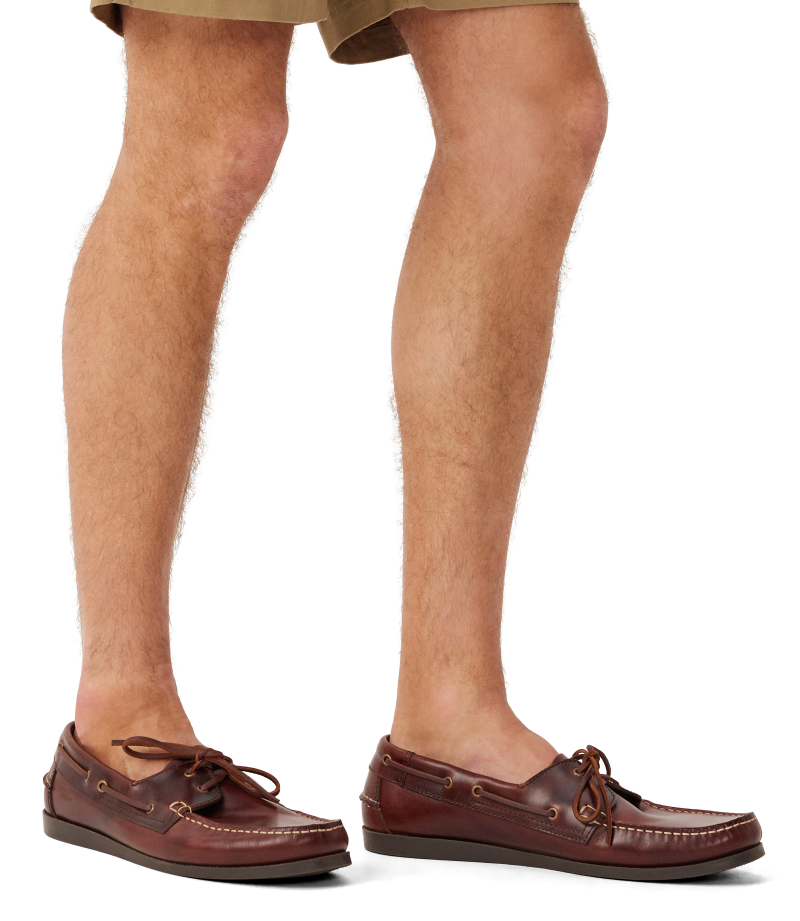 R.M.Williams - Islet Moccasin Boat Shoe - Mid Brown