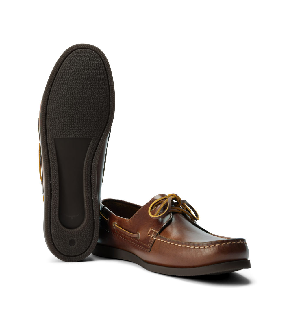 R.M.Williams - Islet Moccasin Boat Shoe - Tan