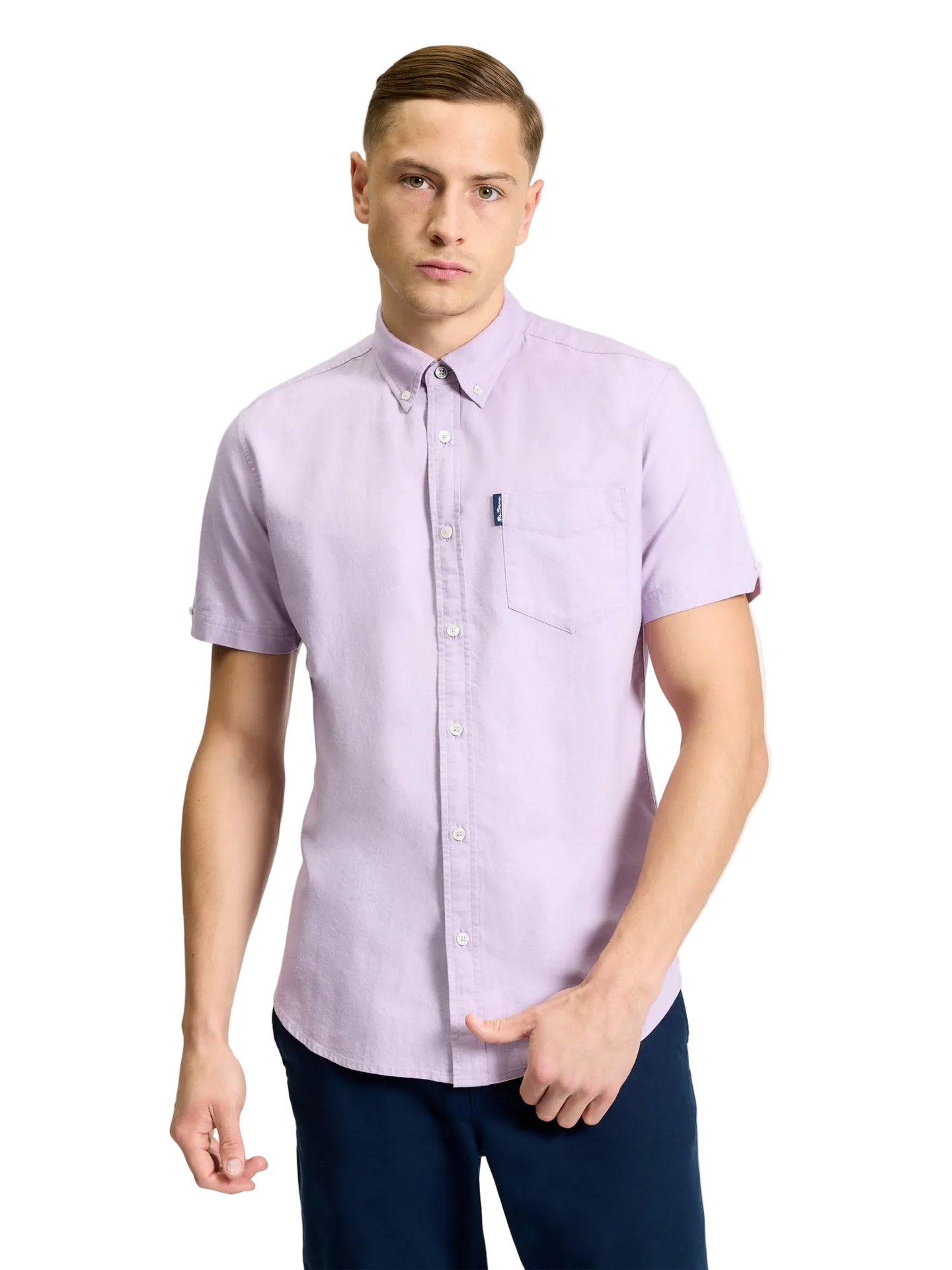 Ben Sherman - SS Signature Oxford Shirt - Purple