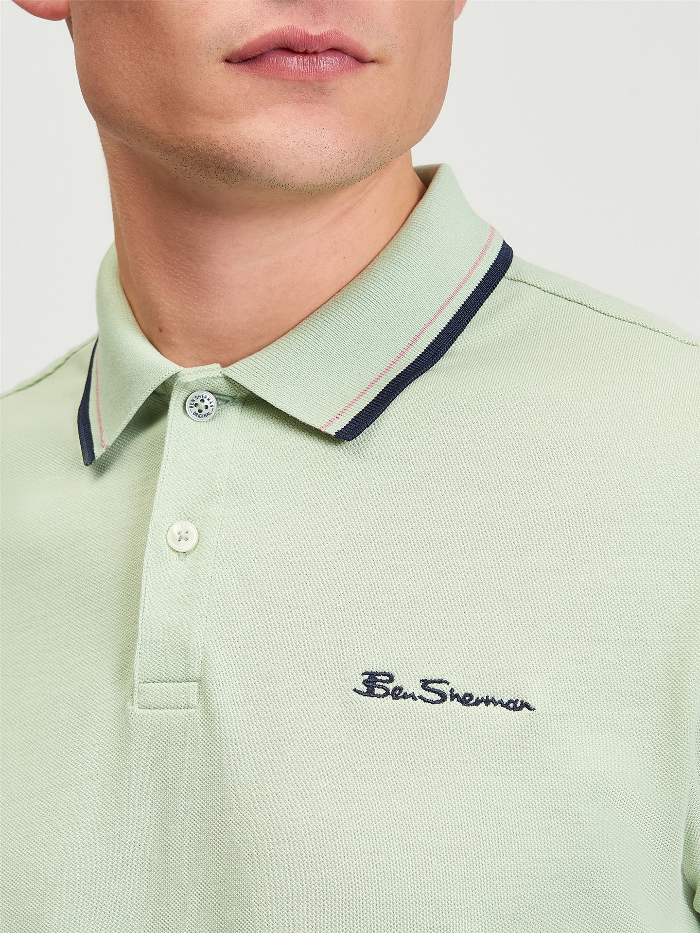 Ben Sherman - Signature Pique Polo - Pistachio