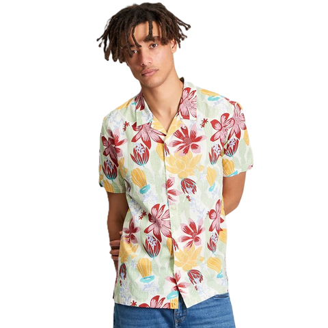 Ben Sherman - Cactus Print Shirt - Ivory/Multi