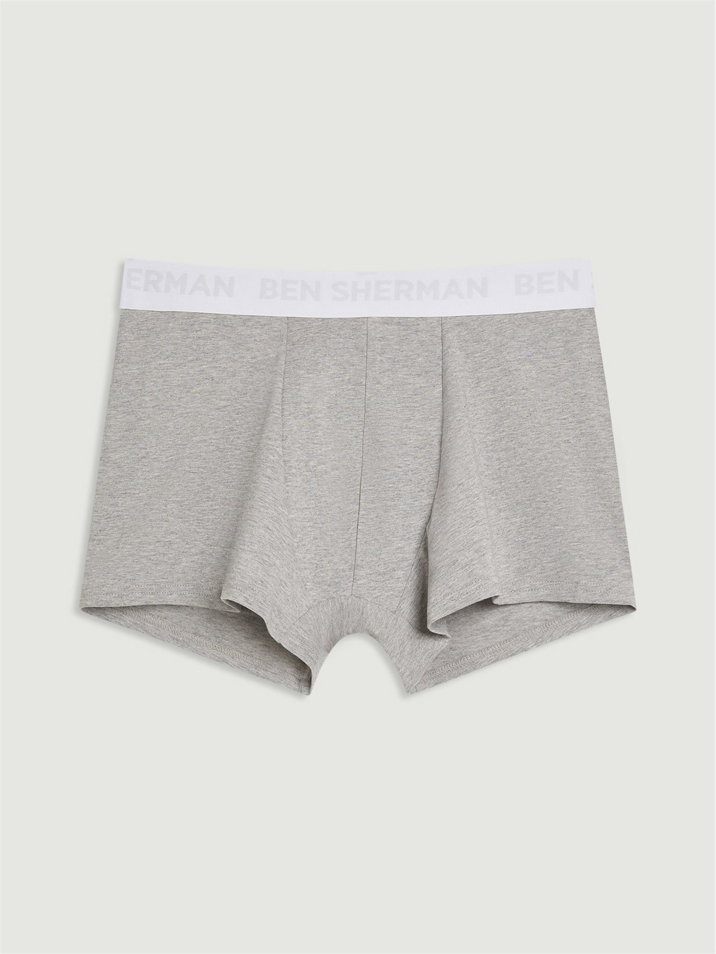 Ben Sherman - 3 Pack Tonal Block Trunks - Black, White, Grey