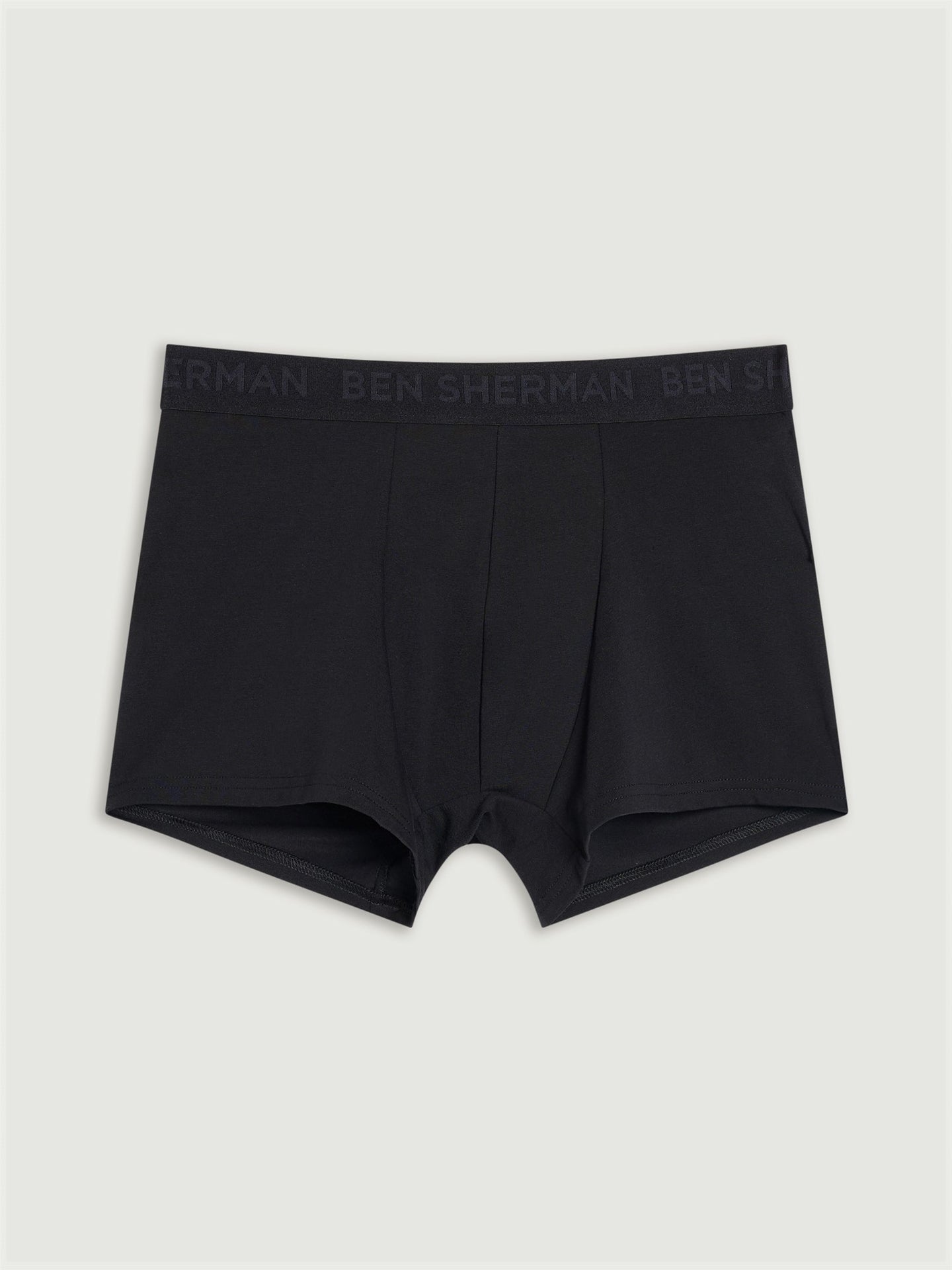 Ben Sherman - 3 Pack Tonal Block Trunks - Black, White, Grey