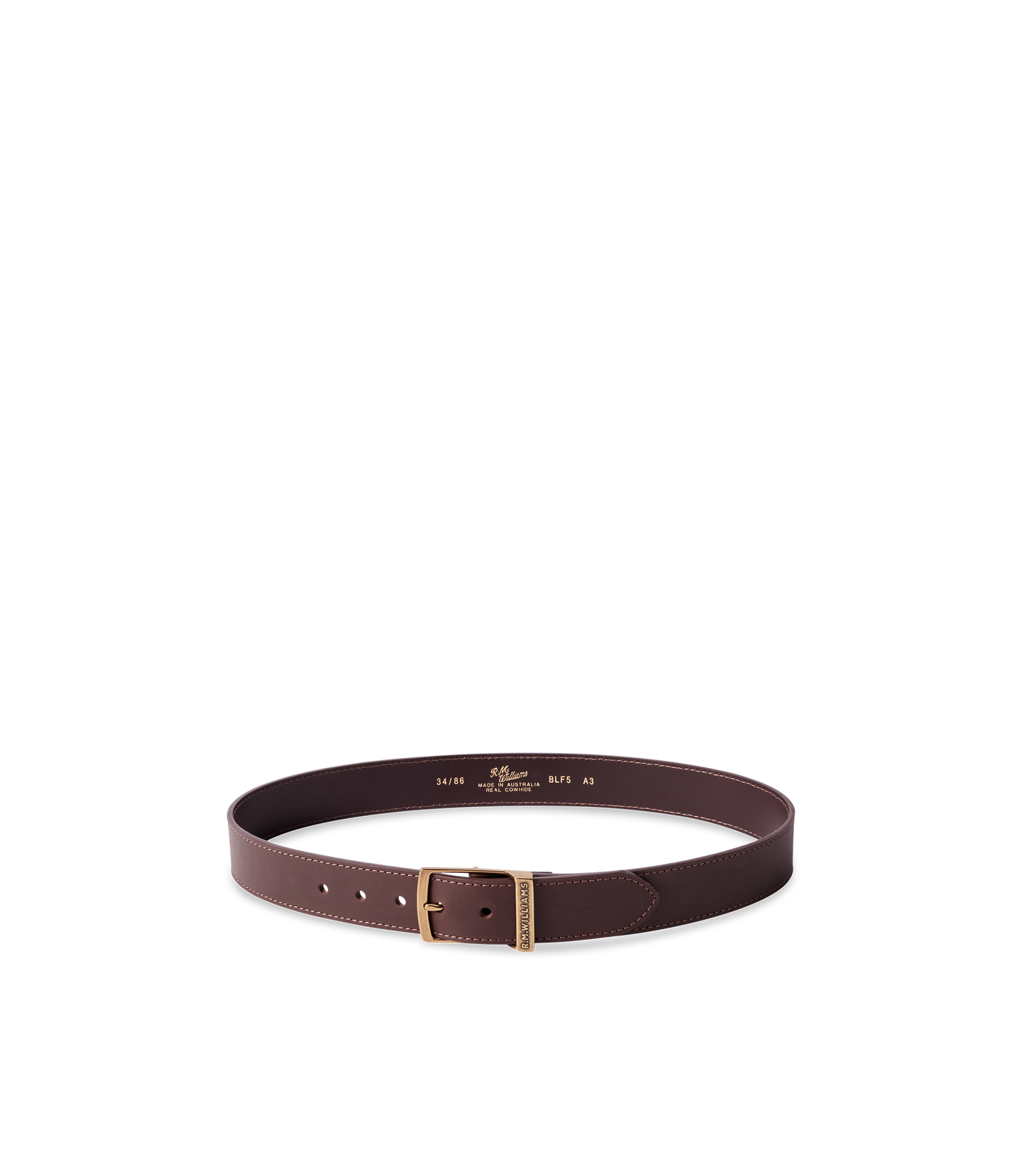 RM Williams - Eden Valley Belt - Harvest Gold, Hot Fudge, Brown