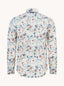 A Fish Named Fred - Birdy Blooms LS Shirt - White