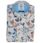 A Fish Named Fred - Birdy Blooms LS Shirt - White