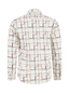 A Fish Named Fred - Line Art LS Check Shirt - White/Multi