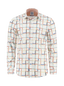 A Fish Named Fred - Line Art LS Check Shirt - White/Multi