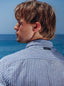 A Fish Named Fred - LS Stripe Linen Shirt - Blue/White