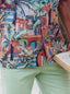 A Fish Named Fred - Tropical Sketch SS Shirt - Multi