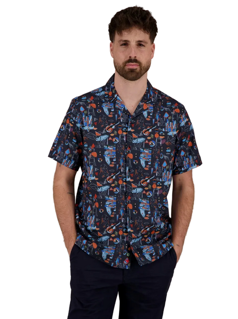 A Fish Named Fred - Cubist SS Shirt - Multi
