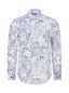 A Fish Named Fred - Fredding Patterned Shirt - Navy/White