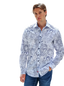 A Fish Named Fred - Fredding Patterned Shirt - Navy/White