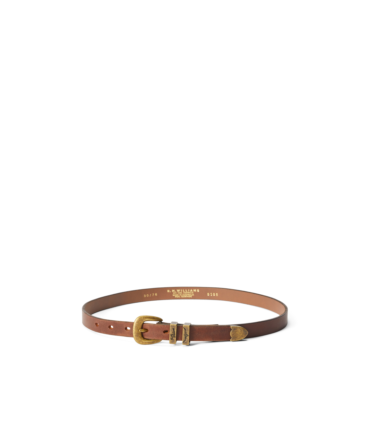 R.M.Williams - Ayers Belt - Light Chocolate