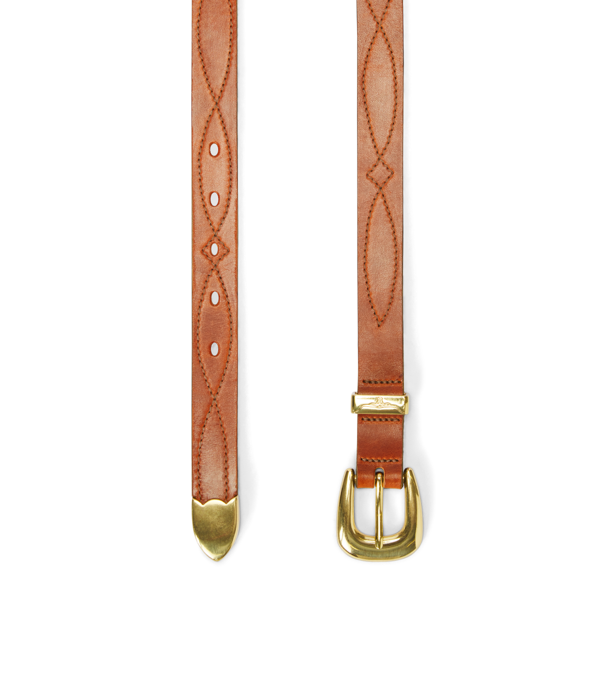 R.M.Williams - Cate Stitched Belt - Tan