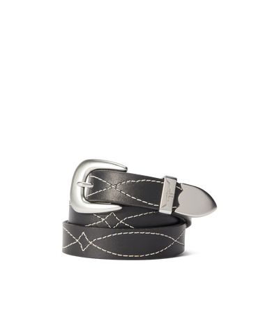 R.M.Williams - Cate Stitched Belt - Black