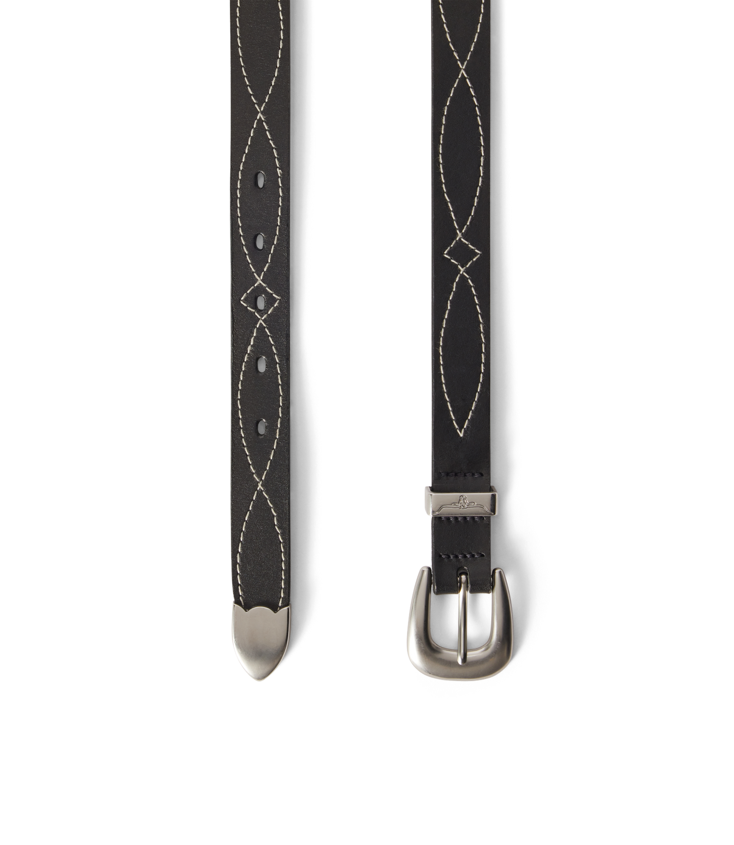 R.M.Williams - Cate Stitched Belt - Black