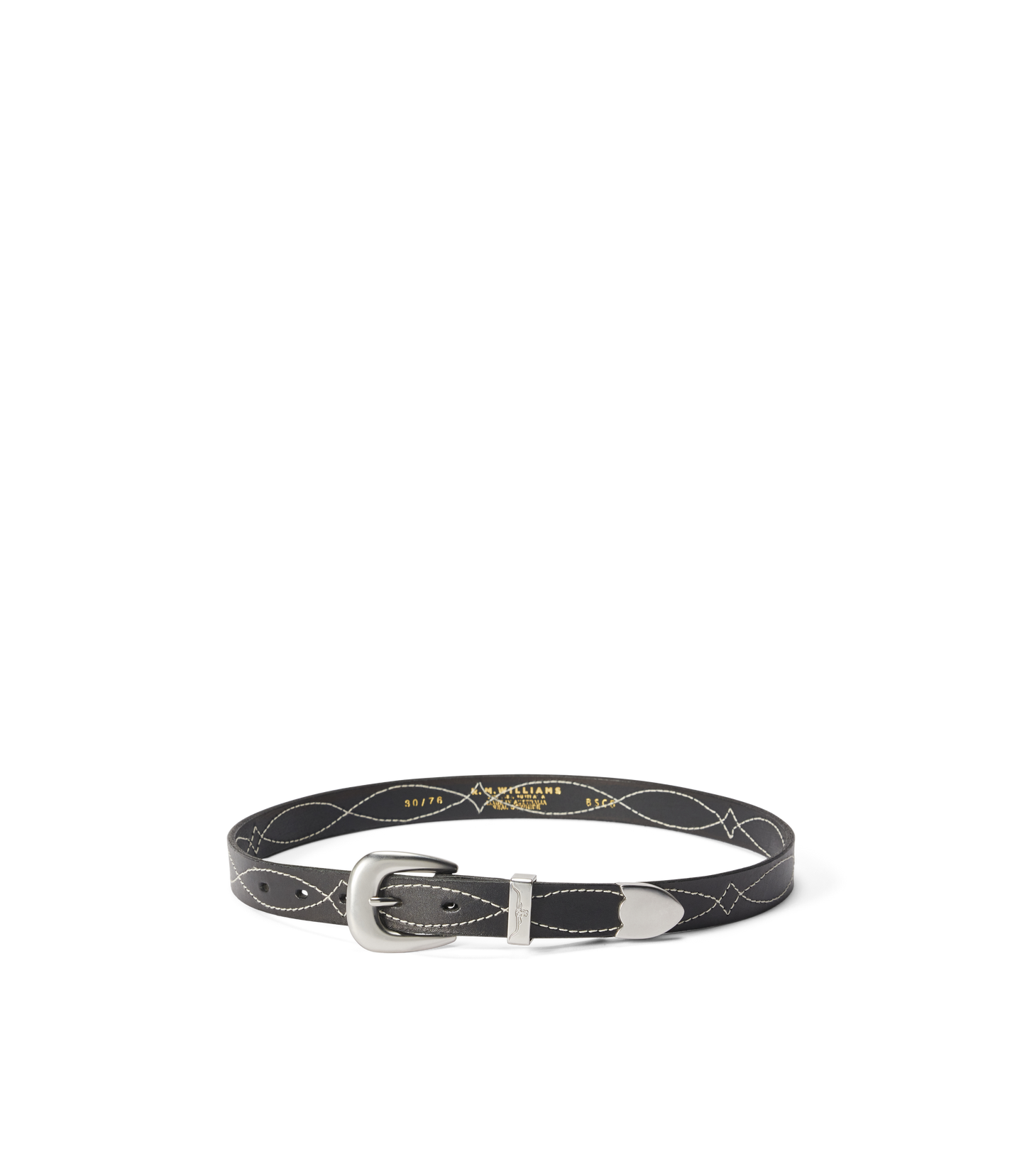 R.M.Williams - Cate Stitched Belt - Black