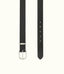 R.M.Williams - Cassidy Belt - Antique Silver Hardware - Black