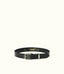 R.M.Williams - Cassidy Belt - Antique Silver Hardware - Black
