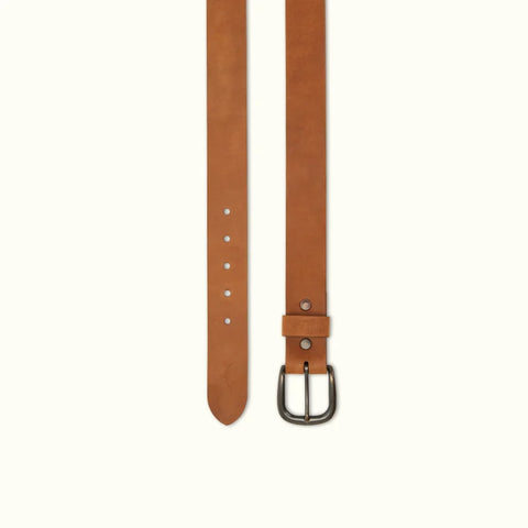 R.M.Williams - Goodwood Belt - Antique Brass Hardware - Vintage Brown
