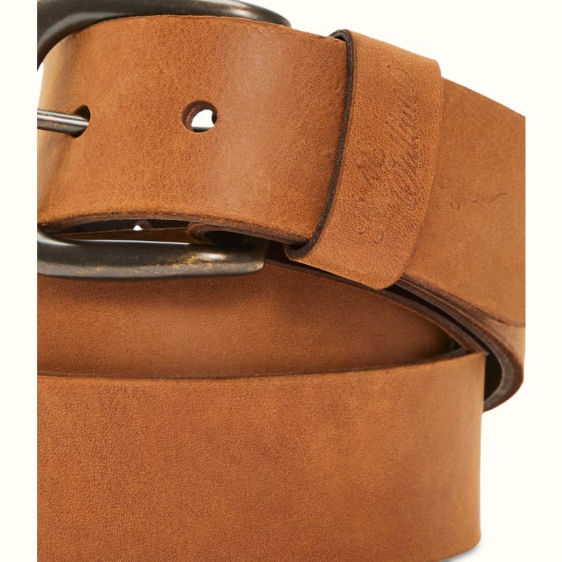 R.M.Williams - Goodwood Belt - Antique Brass Hardware - Vintage Brown