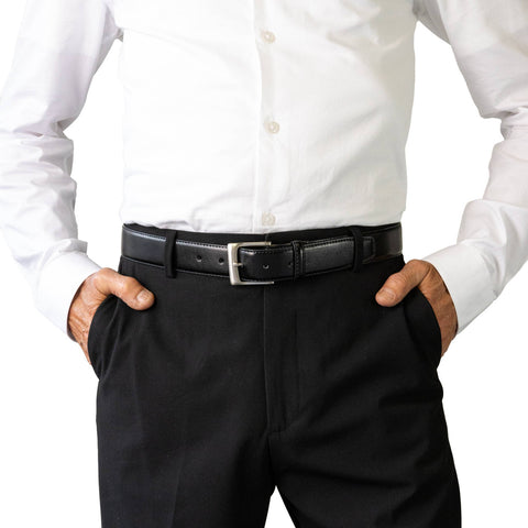 Buckle - Leather Belt - Rogue - Black
