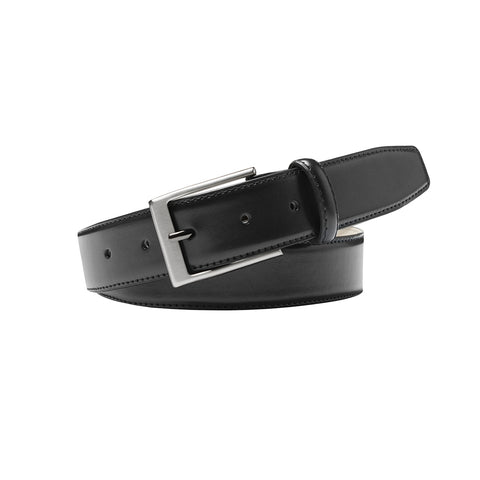 Buckle - Leather Belt - Royce - Black