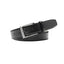 Buckle - Leather Belt - Royce - Black