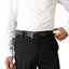 Buckle - Leather Belt - Royce - Black