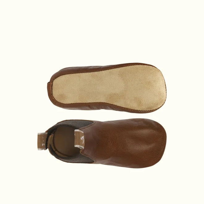 Baby Booties - Kangaroo - Tankbark