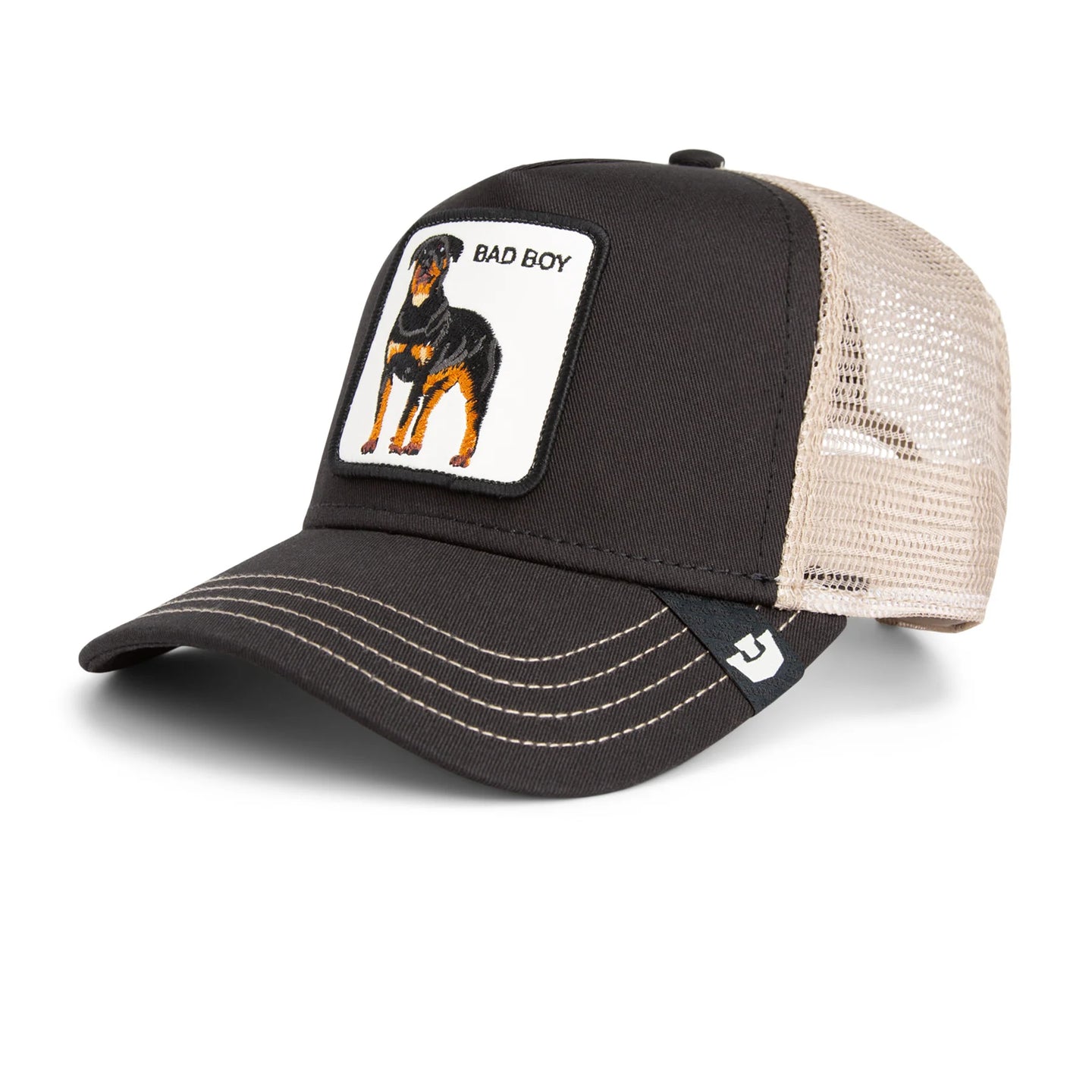 Goorin - Animal Trucker Cap - Bad Boy Rottie - Black & Stone