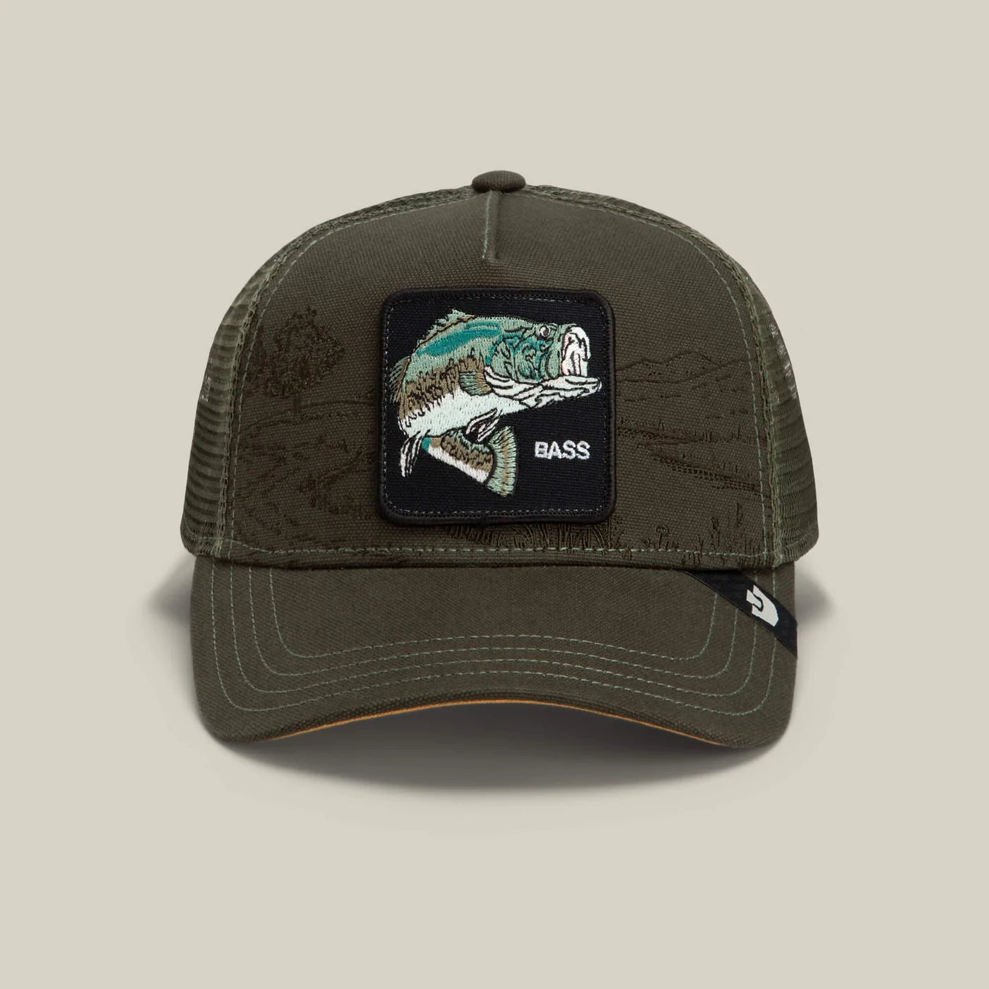 Goorin - Animal Trucker Cap - Badlands Bass - Olive