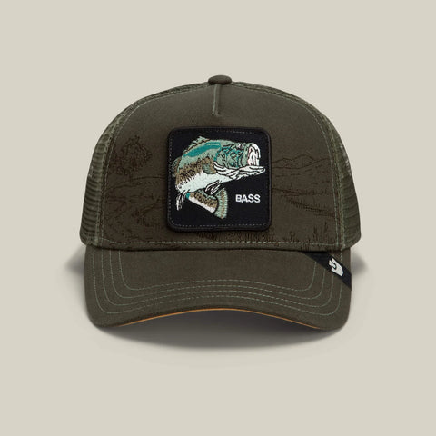Goorin - Animal Trucker Cap - Badlands Bass - Olive