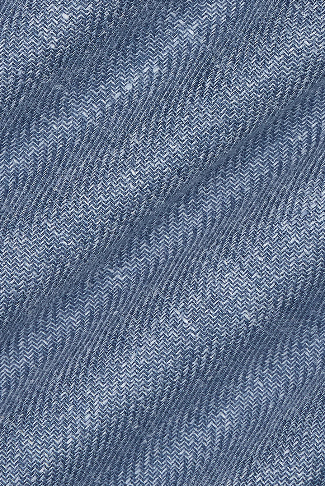 M.J.Bale - Beauford Jacket - Blue fabric texture, showcasing a light, breathable woven European linen and cotton blend.