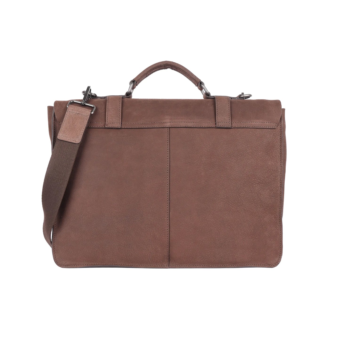 Oran Leather - Beijing Satchel - Dark Brown