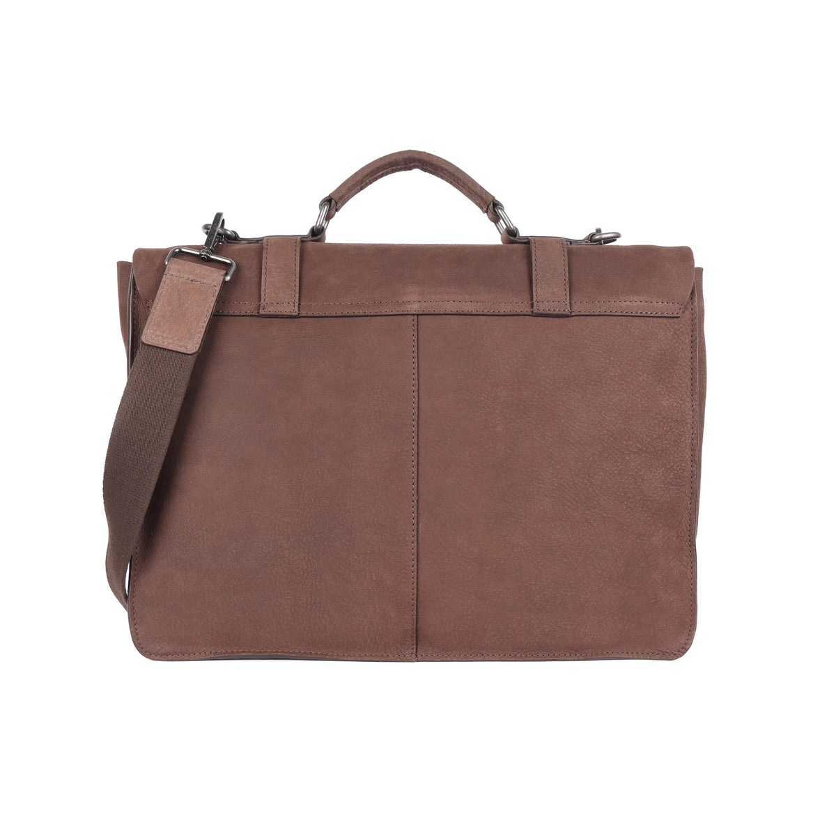 Oran Leather - Beijing Satchel - Dark Brown