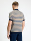 Ben Sherman - All Over Jacquard Knitted Polo - Dark Navy