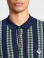 Ben Sherman - Candy Stripe Polo - Dark Navy